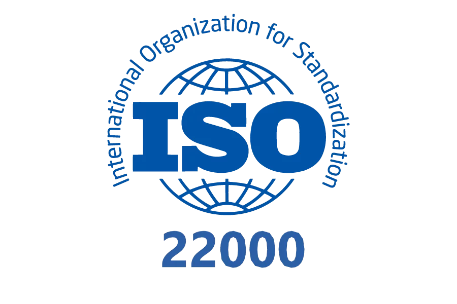 ISO 22000 certification logo